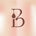 Logo with a stylized letter 'B' on a gradient pink background for premium water brand Beluvé